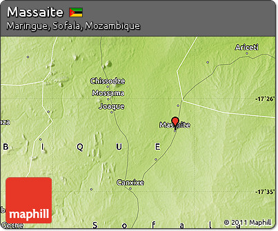 Physical Map of Massaite