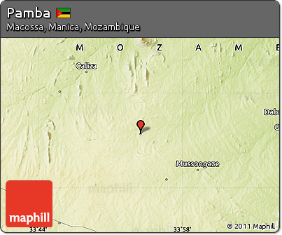 Physical Map of Pamba
