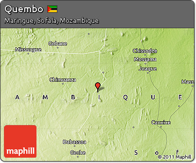 Physical Map of Quembo