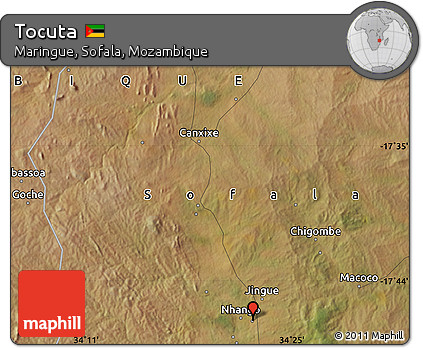 Satellite Map of Tocuta