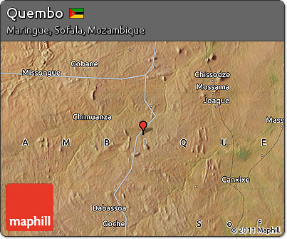 Satellite Map of Quembo