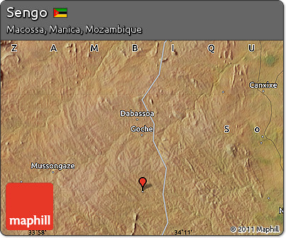 Satellite Map of Sengo