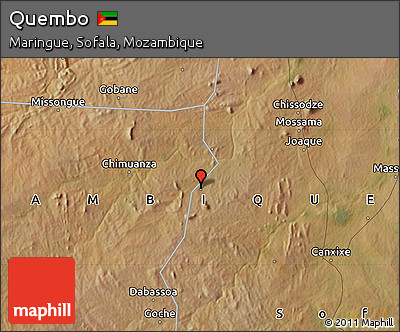 Satellite Map of Quembo