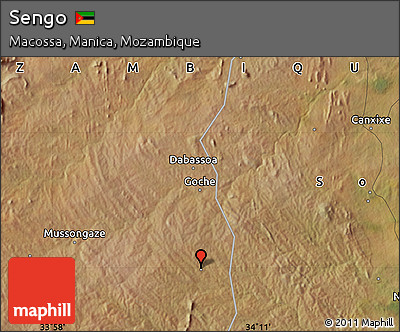 Satellite Map of Sengo