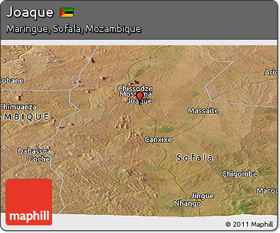 Satellite Panoramic Map of Joaque