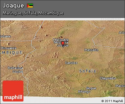 Satellite Panoramic Map of Joaque