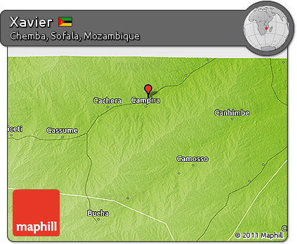 Physical 3D Map of Xavier