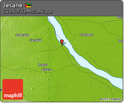 Physical 3D Map of Jesane