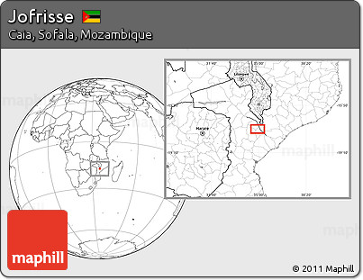 Blank Location Map of Jofrisse