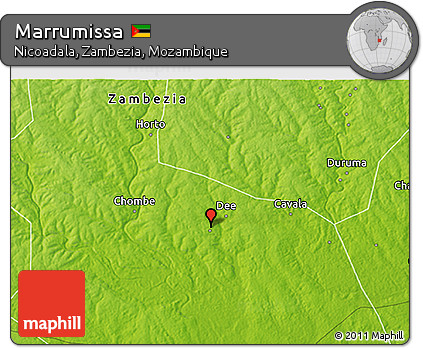 Physical 3D Map of Marrumissa