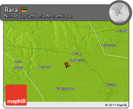 Physical 3D Map of Rara