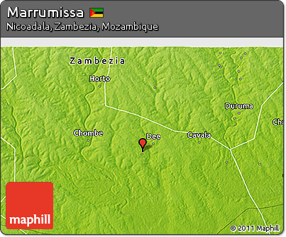 Physical 3D Map of Marrumissa