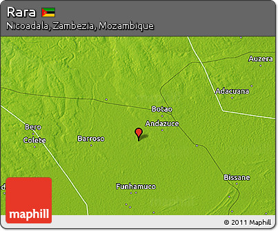Physical 3D Map of Rara