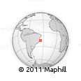 Outline Map of the Area around 17° 30' 31" S, 36° 28' 30" W, rectangular outline