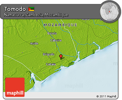 Physical 3D Map of Tomodo