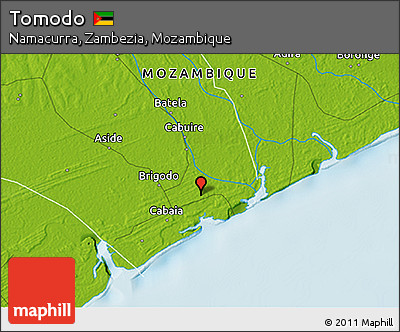 Physical 3D Map of Tomodo