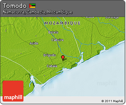 Physical 3D Map of Tomodo