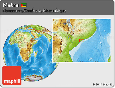 Physical Location Map of Matra