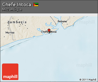 Shaded Relief 3D Map of Chefe Intoca