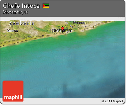 Satellite Panoramic Map of Chefe Intoca