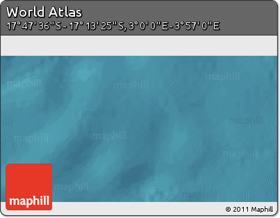 Satellite 3D Map of the Area around 17° 30' 31" S, 3° 28' 30" E