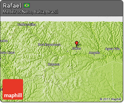 Physical 3D Map of Rafael