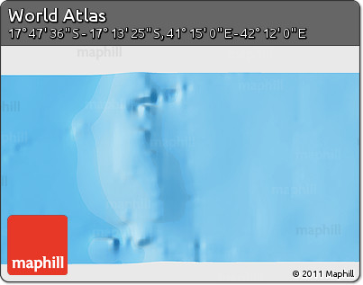 Political 3D Map of the Area around 17° 30' 31" S, 41° 43' 30" E