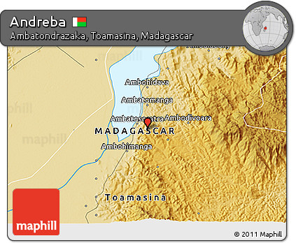 Physical 3D Map of Andreba