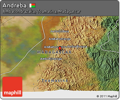 Satellite 3D Map of Andreba