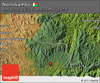 Satellite 3D Map of Nonokambo
