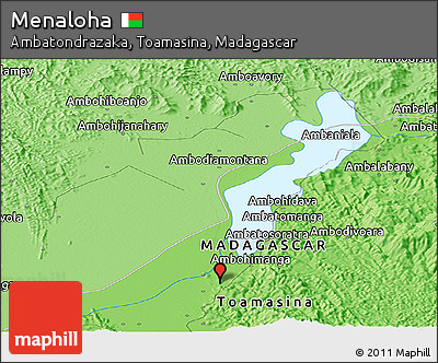 Political Panoramic Map of Menaloha
