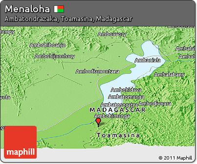 Political Panoramic Map of Menaloha