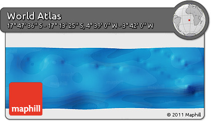 Political Panoramic Map of the Area around 17° 30' 31" S, 4° 10' 30" W