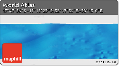 Physical Panoramic Map of the Area around 17° 30' 31" S, 52° 46' 29" E
