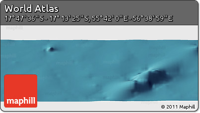 Satellite Panoramic Map of the Area around 17° 30' 31" S, 56° 10' 29" E