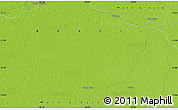 Physical Map of the area around 17° 30' 31" S, 56° 1' 29" W
