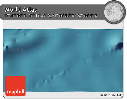 Satellite 3D Map of the Area around 17° 30' 31" S, 62° 7' 30" E