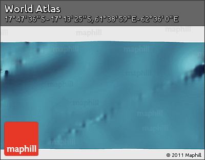 Satellite 3D Map of the Area around 17° 30' 31" S, 62° 7' 30" E