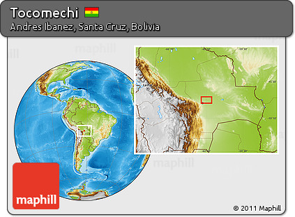 Physical Location Map of Tocomechi