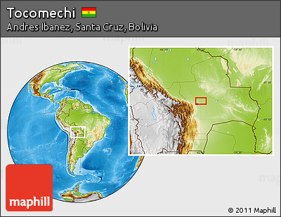 Physical Location Map of Tocomechi
