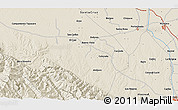 Shaded Relief 3D Map of Los Negros