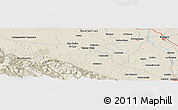 Shaded Relief Panoramic Map of Los Negros