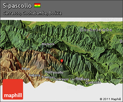 Satellite Panoramic Map of Sipascollo