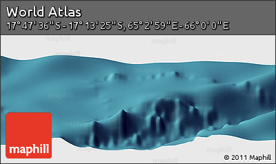 Satellite Panoramic Map of the Area around 17° 30' 31" S, 65° 31' 30" E