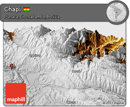 Physical 3D Map of Chapi