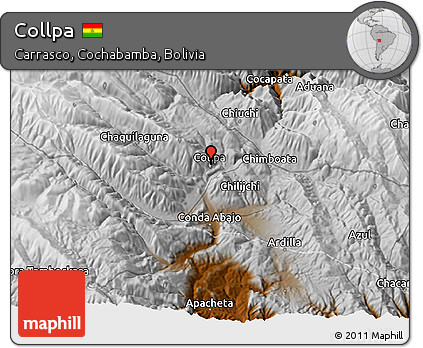 Physical 3D Map of Collpa