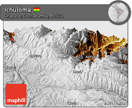 Physical 3D Map of Ichuloma