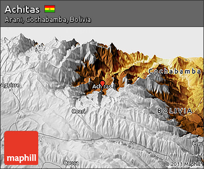 Physical 3D Map of Achitas