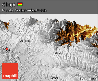 Physical 3D Map of Chapi