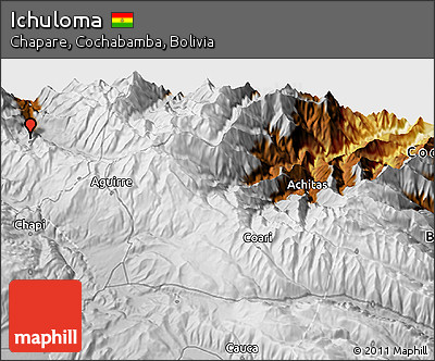 Physical 3D Map of Ichuloma